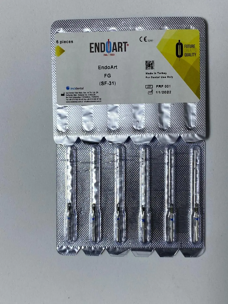 ENDOART Diamond Burs 6 pieces - Image 2