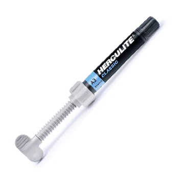 Kerr HERCULITE CLASSIC Composites  kit 5 Syringes Enamel 5 gm +2 gel etchant syringe (3ml) - Image 2