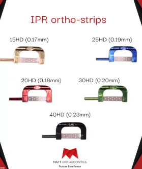 Matt Ortho IPR  Contra Angle Ortho Strips  HD 1 piece - Image 6