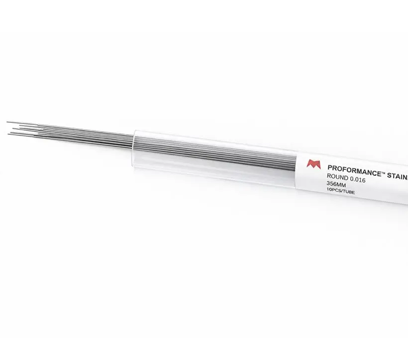 Matt Ortho Straight Wires 35cm 10pcs/Tube - Image 2