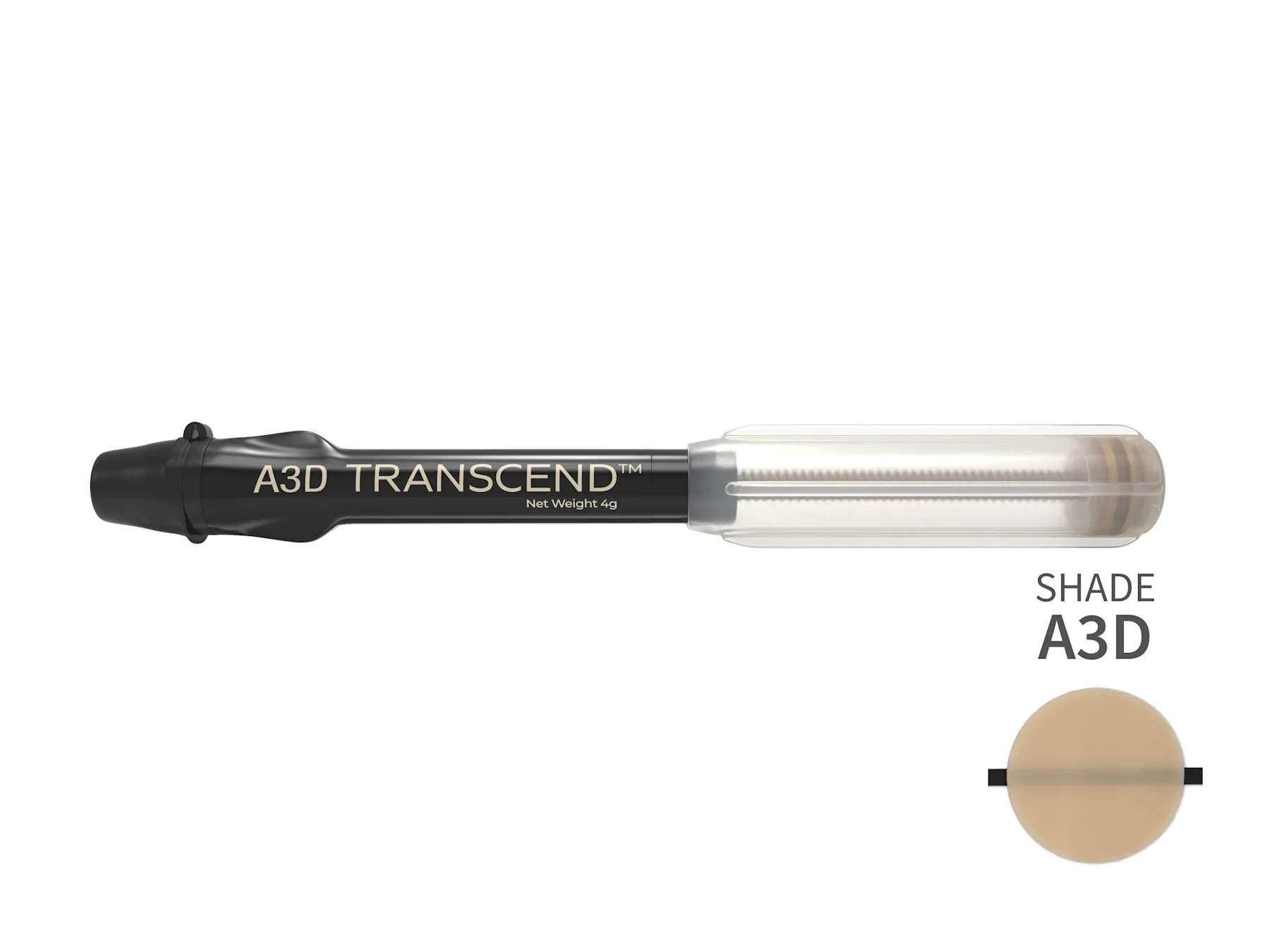 Ultradent Transcend composite Syringe  4gm - Image 2