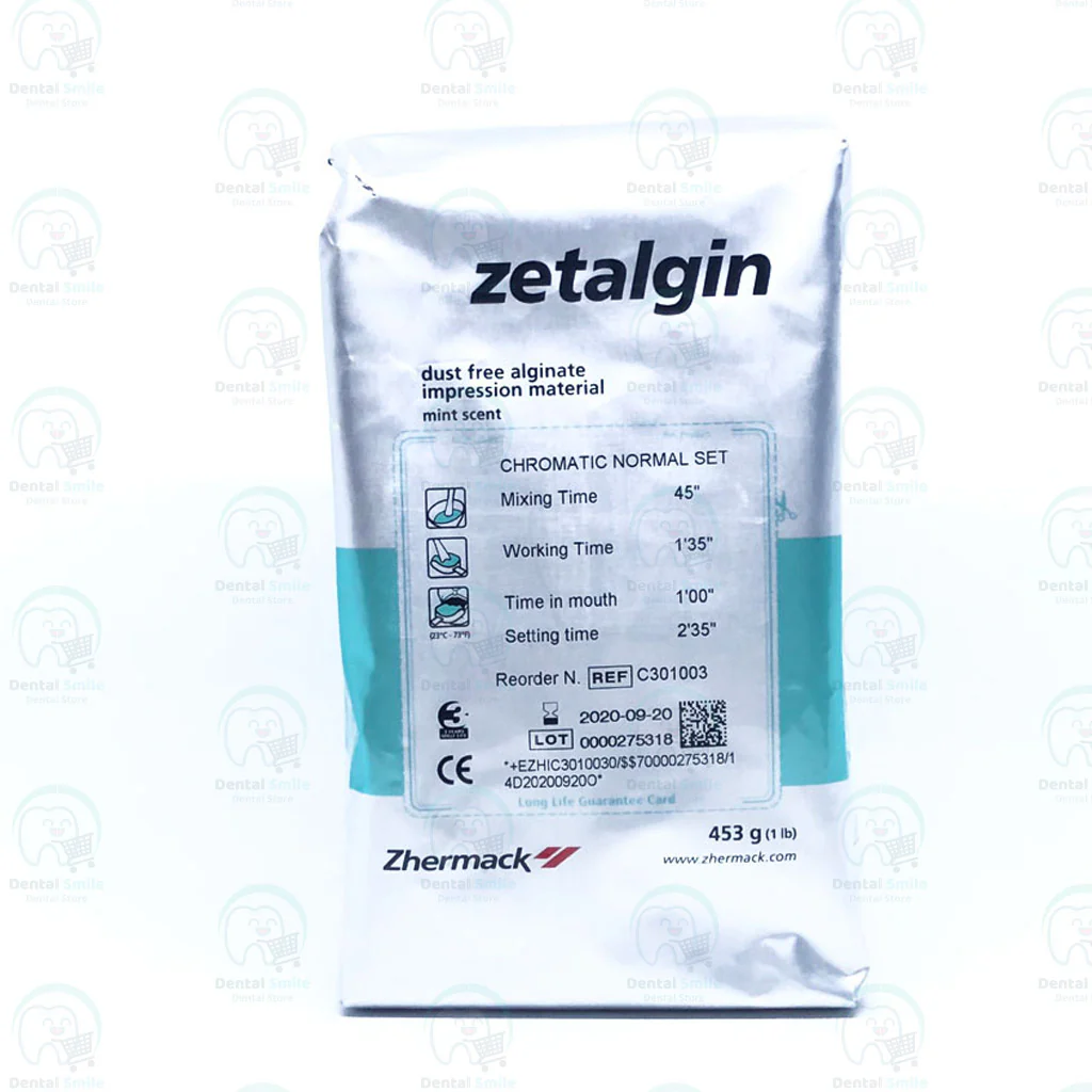 Zetalgin dust free dental alginate 453 g - Image 2
